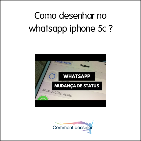 Como desenhar no whatsapp iphone 5c